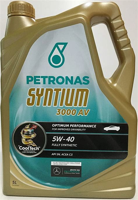 Aceite Para Motor PETRONAS Syntium 3000 AV 5W40 5L