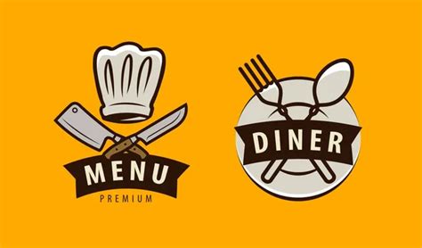 Menu Logo Cuisine Cooking Symbol Vector Stock Vector By ©sergeypykhonin