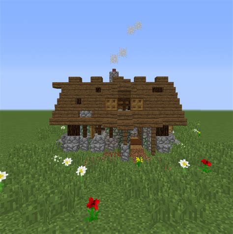 Medieval Peasant's House - Blueprints for MineCraft Houses, Castles ...