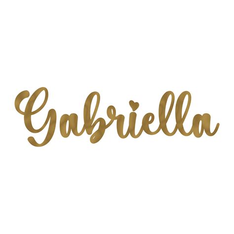 Gabriela In Cursive