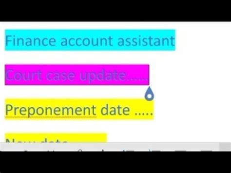 Big Update Regarding Finance Account Assistant And Exam Calender Jkssb