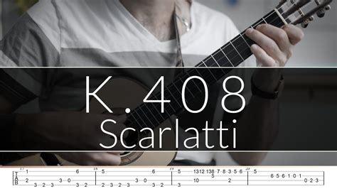 Sonata K408 Scarlatti Ukulele Fingerstyle Tab Grade 6 YouTube