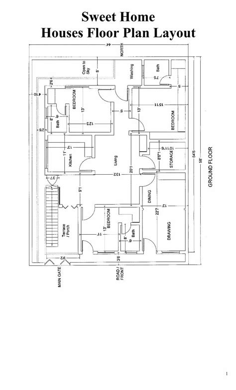 PDF Pakistani Sweet Home Houses Floor Plan Layout DOKUMEN TIPS