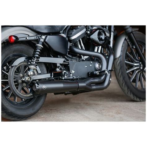 Sands Cycle Superstreet 2 Into 1 Exhaust For Harley Sportster 2014 2022