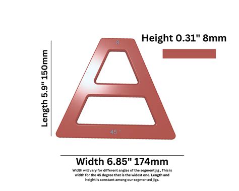 Segmented Angle Wedge Wedgies Jig Templates For Segmented Rings Etsy