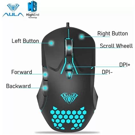 Mouse Aula Wired Gaming F