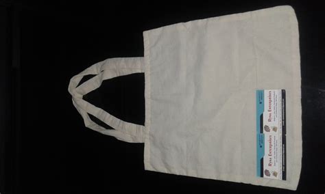 Handled Off White Plain Cotton Bag Size Inch Capacity