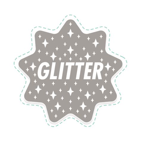 Glitter Stickers - Custom Stickers with a Sparkling Glittery Finish