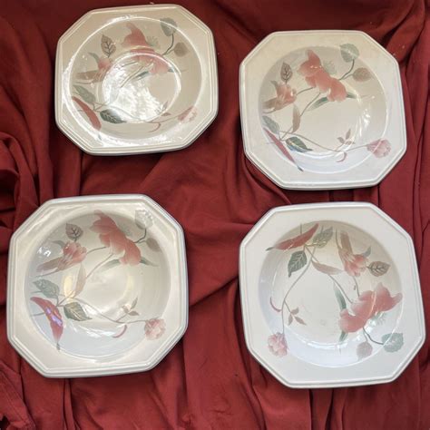 Mikasa Continental Silk Flowers F3003 ISoup Cereal Salad Bowls 8 5 4