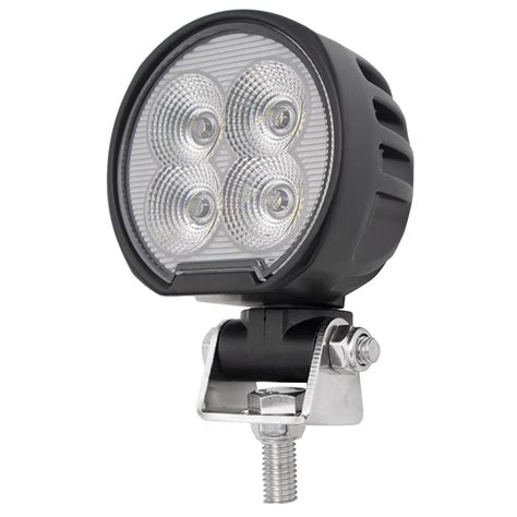 Led Round Work Light Lm Clever Agri Components