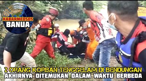 Kedua Korban Tenggelam Di Bendungan Km Mekarsari Kec Simp Empat