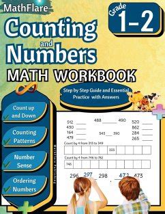 Counting And Numbers Math Workbook St And Nd Grade Von Mathflare