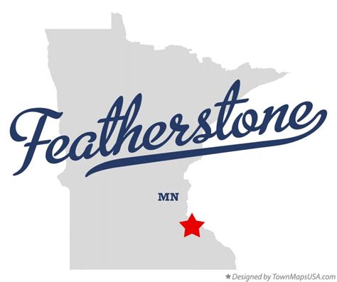 Map Of Featherstone Mn Minnesota