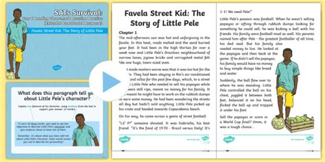 NEW SATs Survival Year 6 Reading Favela Street Kid Three Mark Question