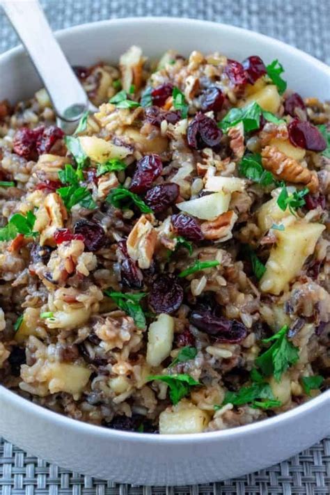 Wild Rice Pilaf With Pecans And Dried Cranberries Artofit