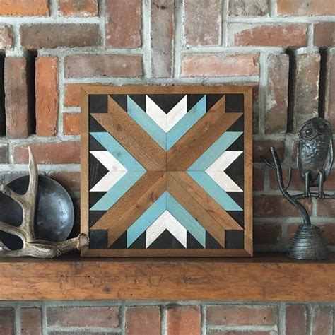 SOUTHWEST Reclaimed Wood Wall Art Southwestern Wood Wall Etsy