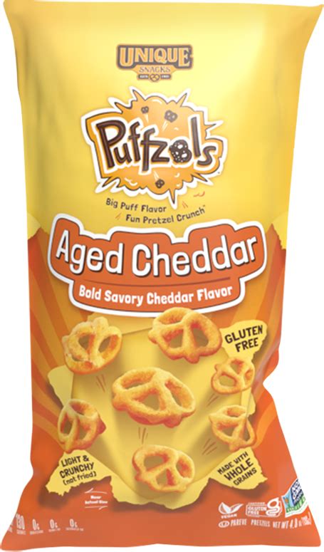 Aged Cheddar Puffzels | Buy Pretzels Online | Unique Snacks