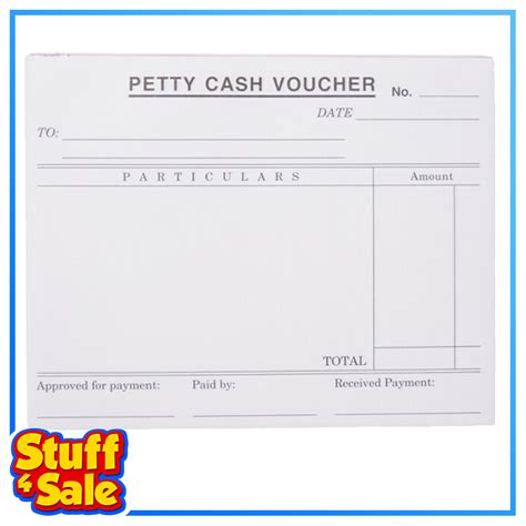 Petty Cash Voucher 50 Sheets 1 Pad Lazada PH