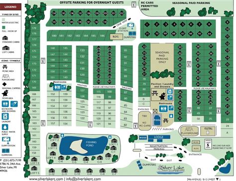 Rates And Maps Silver Lake Resort And Campground Mears Mi For Silver Lake State Park Campground