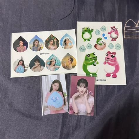 IU Lee Ji Eun Jinro Photocards Stickers Set Hobbies Toys