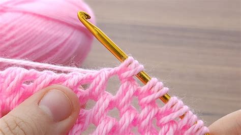 WowwwVery Easy Tunisian Crochet Knitting Pattern Explanation