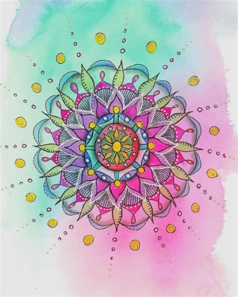 Mandala Art Paint By Numbers - Numeral Paint Kit