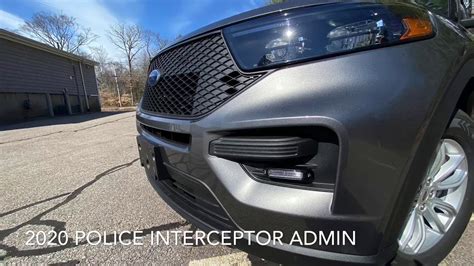 2020 Ford Police Interceptor Utility Admin Whelen Ion Lighting Youtube