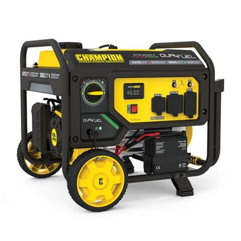 Champion Power Equipment 3500 Watt Dual Fuel Portable Generator With Electric Start 200966