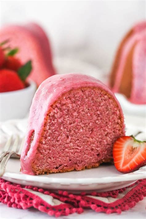 Strawberry Pound Cake Bursting With Summery Strawberry Flavor