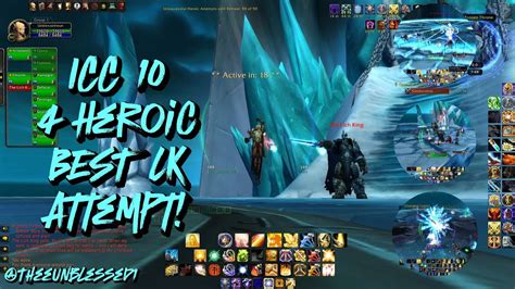 World Of Warcraft WOTLK CLASSIC ERA Icecrown Citadel 10 Man 4 Heroic