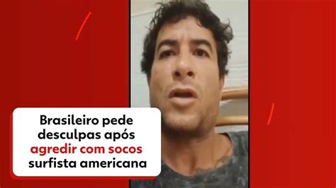 Brasileiro Fala De Agress O Em Surfista Norte Americana E Diz Que V Deo