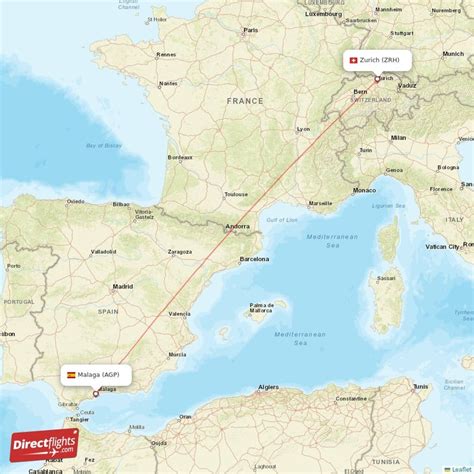 Direct Flights From Zurich To Malaga ZRH To AGP Non Stop