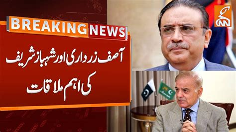 Important Meeting Of Asif Zardari And Shahbaz Sharif Breaking News