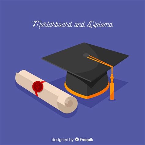 Chap U De Formatura E Diploma Design Plano Vetor Gr Tis