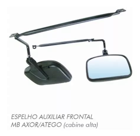 Espelho Auxiliar Frontal Mb Axor Atego Cabine Alta Mb Frete grátis