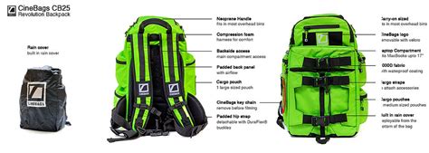 Cinebags Cb25 Revolution Backpack Lime Green Limited Edition