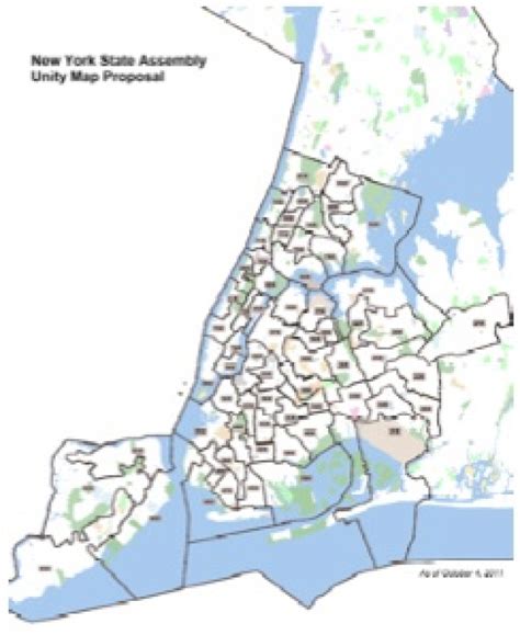 New York State Assembly District Map Printable Map