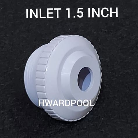 Jual Inlet Fitting Kolam Renang Putih Mengkilap Inlet Fitting Inch