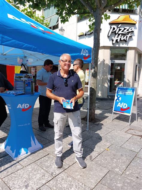 Infostand Am In Bad Homburg Afd Kreisverband Hochtaunus