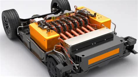 Electric Car With Batteries Background Electric Car Battery Picture