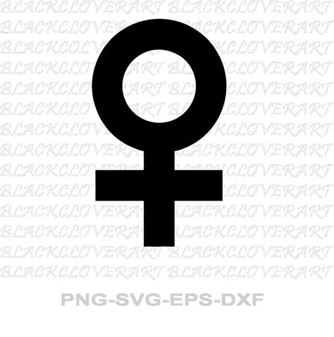 Female Symbol Svg Female Gender Symbol Clipart Commercial Use Svg Dxf