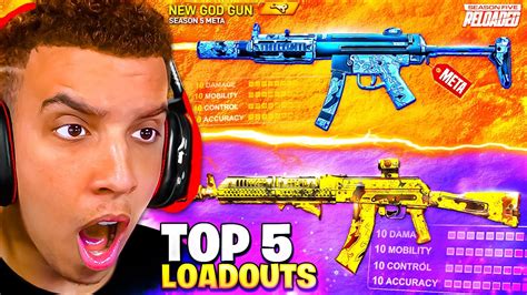 Top New Meta Loadouts In Warzone Update Best Class Setups Youtube