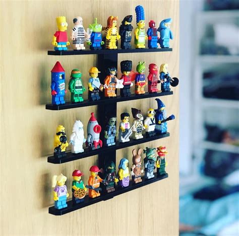 Acrylic Wall mount Display for LEGO Minifigures | Etsy