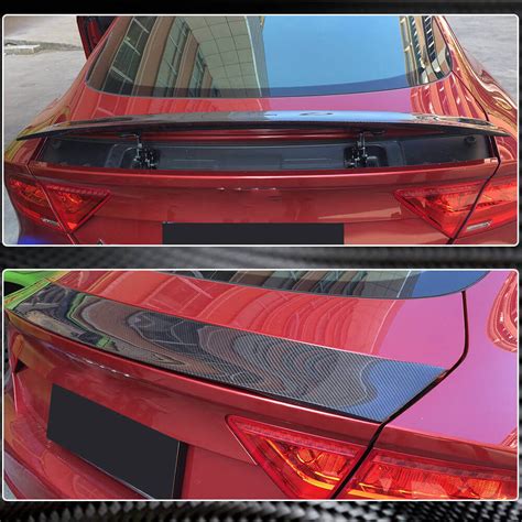 Audi A7 S7 Rs7 Carbon Fiber Trunk Spoiler And Rear Wing Exterior Mods