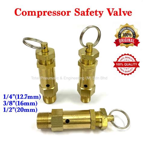 Compressor Safety Valve 14” 38” 12” Compressor Pressure Relief Valve