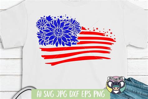 4th Of July Svg American Flag Svg Cricut Cut Files Dxf 580695 Cut Files Design Bundles