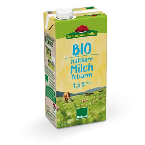 Fettarme Haltbare Bio Milch L Packung Schwarzwaldmilch