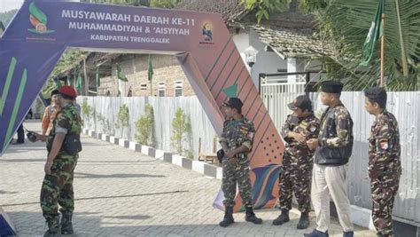 Banser Turut Amankan Musyda XI Muhammadiyah Trenggalek NU Online Jatim