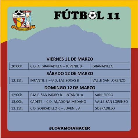 CD San Lorenzo Constancia on Twitter PARTIDOS FÚTBOL 8 Y FÚTBOL 11