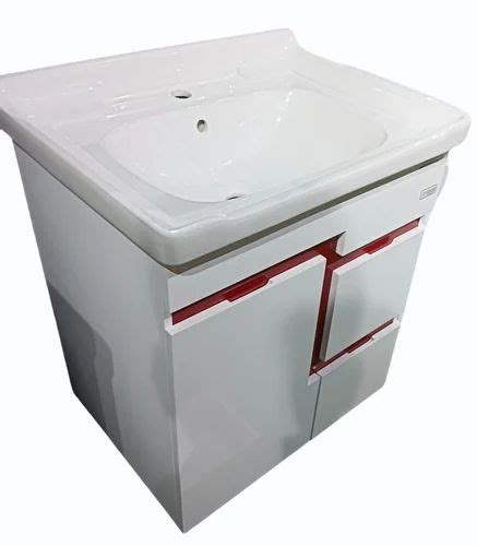 Aadesh Modern 3 Drawer Floor Mounted PVC Bathroom Vanity Size 1 6x1x3